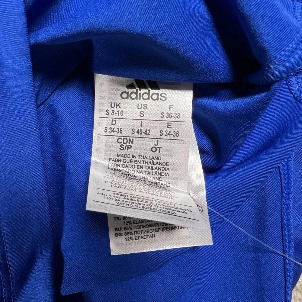 Adidas Mens Small‎ Blue Kansas KU Jayhawks NCAA Aeroready Pullover Hoodie NWT